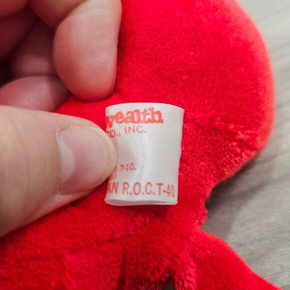 Commonwealth Red Dog Plush blood hound basset love valentines droopy vintage - Picture 9 of 9